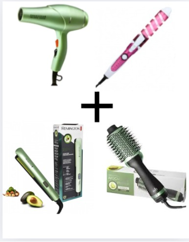 combo aguacate 3 en 1 + rizador